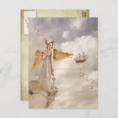 スムーズなセーリングはがき ポストカード (正面/裏面)