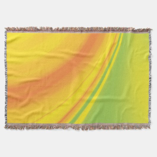 スムーズな黄緑色のブレンディング背景 スローブランケット (正面)