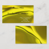 スムーズイエローデザイン名刺 名刺 (正面/裏面)