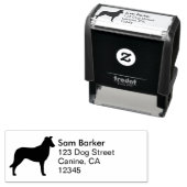 スムーズカラーシルエット差出人住所 セルフインキングスタンプ (インサイチュ)