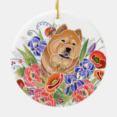 スムーズガーデンパスチャウオーナメント セラミックオーナメント (裏面)