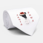 スムーズキツネテリアサンタポーズ ネクタイ (ロール)