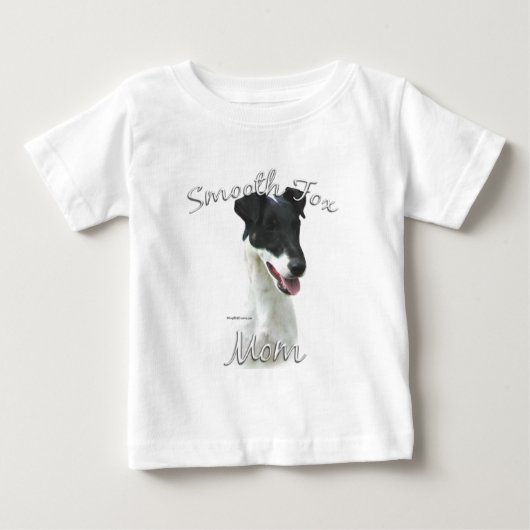 スムーズキツネテリアママ2 ベビーTシャツ (正面)
