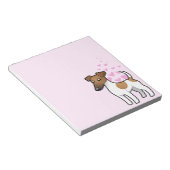 スムーズキツネテリアラブ ノートパッド (アングル)