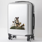 スムーズキツネテリア シール (スーツケース)