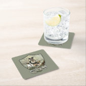 スムーズキツネテリア スクエアペーパーコースター (インサイチュ)