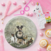 スムーズキツネテリア ペーパープレート (パーティー)