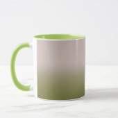 スムーズグラデーション夏の色のファッションシンプル色 マグカップ (左)