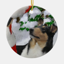 スムーズコリクリスマスギフトオーナメント セラミックオーナメント