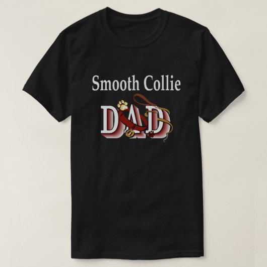 スムーズコリーパパギフト Tシャツ (デザイン正面)