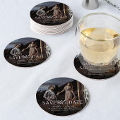 スムーズスクリプト |写真の日付の保存 ラウンドペーパーコースター