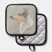 スムーズブルーメルレコリー 鍋敷き (正面/裏面)