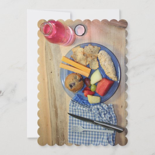 スムーズボード ピクニックの招待状 招待状 (正面)