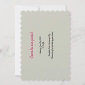 スムーズボード ピクニックの招待状 招待状 (裏面)