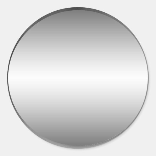 スムーズメタルプレートシール ラウンドシール (正面)