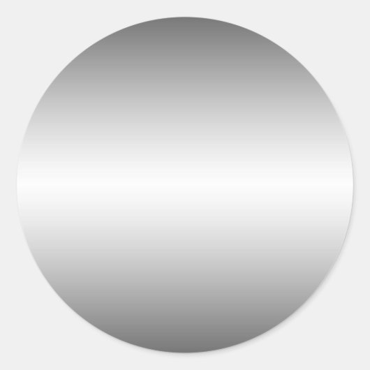 スムーズメタルルックステッカー ラウンドシール (正面)