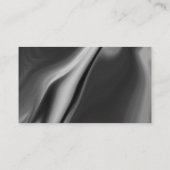 スムーズ白黒デザイン名刺 名刺 (裏面)