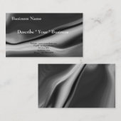 スムーズ白黒デザイン名刺 名刺 (正面/裏面)