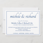 スムーズ結婚エレガンス 招待状 (正面)