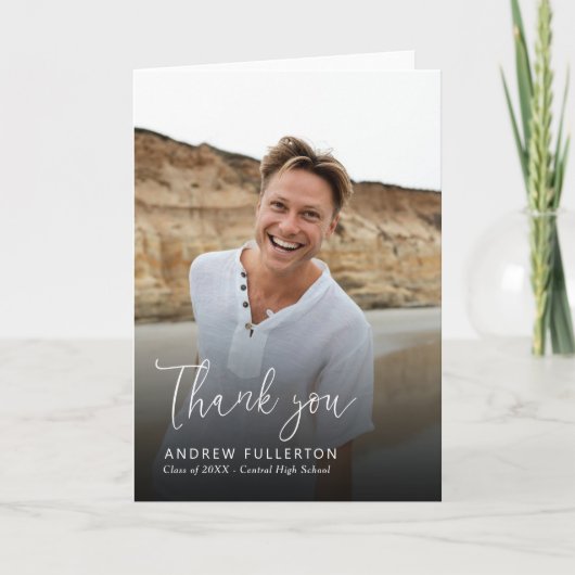 スムーズ ノート 卒業 お礼 カード (正面)