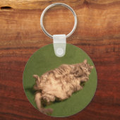 スメキガールズデイリー子猫ヨガ キーホルダー (正面)