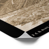 スメット金ゴールドスタンプミルセントラルシティSD 1888 ポスター (角)