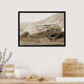 スメット金ゴールドスタンプミルセントラルシティSD 1888 ポスター (キッチン)