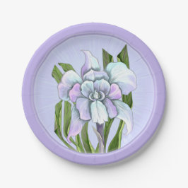 スメラルドの花の紙皿 ペーパープレート