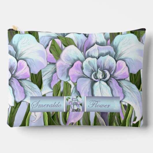 スメラルドの花 アクセサリーポーチ (正面)