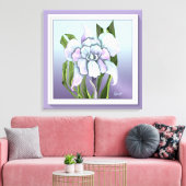 スメラルドの花 キャンバスプリント (インサイチュ (リビング))