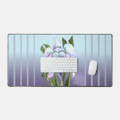 スメラルドの花 デスクマット (キーボード&マウス)