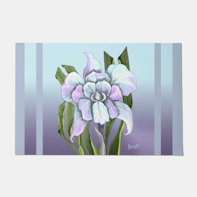 スメラルドの花 ドアマット (正面)