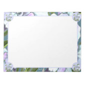 スメラルドの花 ノートパッド (正面)