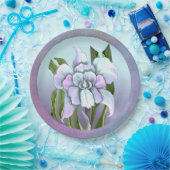 スメラルドの花 ペーパープレート (パーティー)