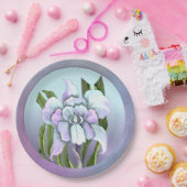 スメラルドの花 ペーパープレート (パーティー)