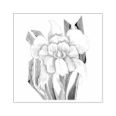 スメラルドの花 ラバースタンプ (インプリント)