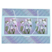 スメラルドの花 ラージペーパーバッグ (裏面)