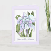 スメラルドフラワーカ空白のード カード (正面)