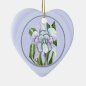 スメラルドフラワーセラミックオーナメント セラミックオーナメント (右)