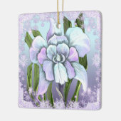 スメラルドフラワーセラミックオーナメント セラミックオーナメント (左)