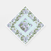 スメラルドフラワーナプキンス スタンダードランチョンナプキン (角)