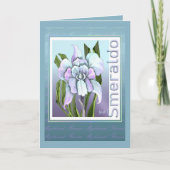 スメラルドフラワーバースデーカード カード (正面)