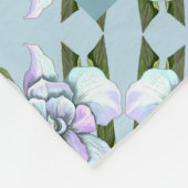 スメラルドフラワーフリースブランケット フリースブランケット (角)