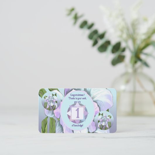 スメラルドフラワー賞 名刺 (スタンド正面)