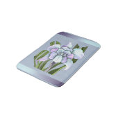 スメラルド花風呂マット バスマット (アングル)