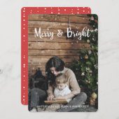 スメリーノー付きブライトホリデーカード シーズンカード (正面/裏面)