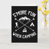 スモアおもしろいウェンキャンピンおもしろいグスモアズ カード (黄色い花)