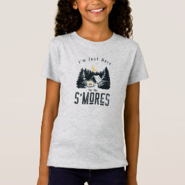 スモアだけを楽しみに来ました Tシャツ