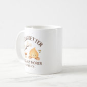 スモアで楽しく1歳の誕生日を!キッズキャンプファイヤー コーヒーマグカップ (正面左)