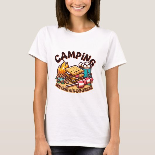 スモアキャンプ Tシャツ (正面)